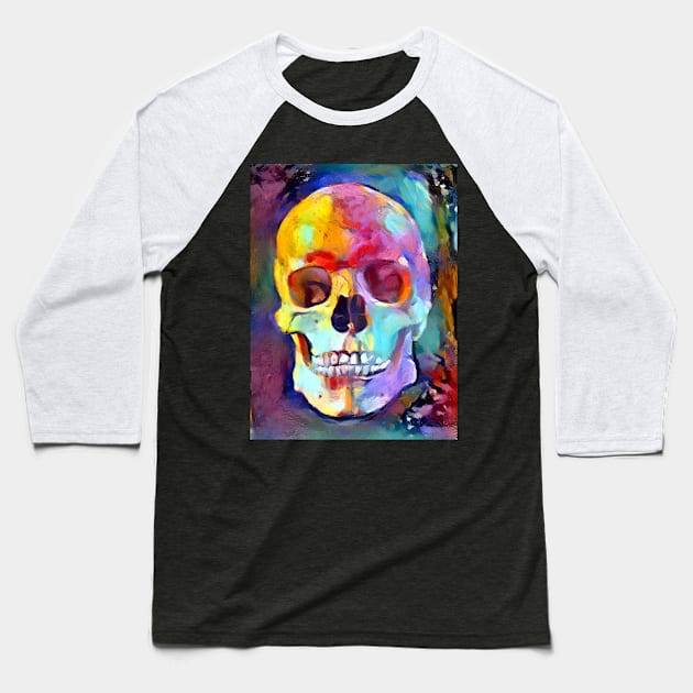 The skull of an artist, skull art Baseball T-Shirt by Country Gal